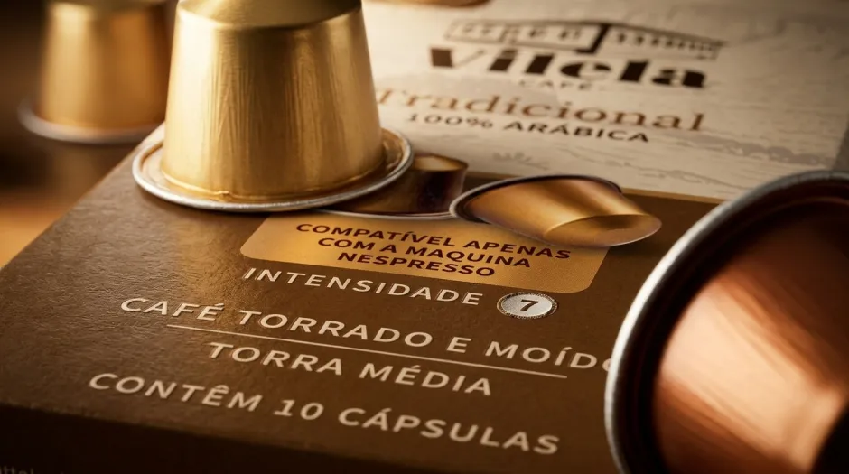 Cápsulas de Café Vilela Tradicional compatíveis com Nespresso